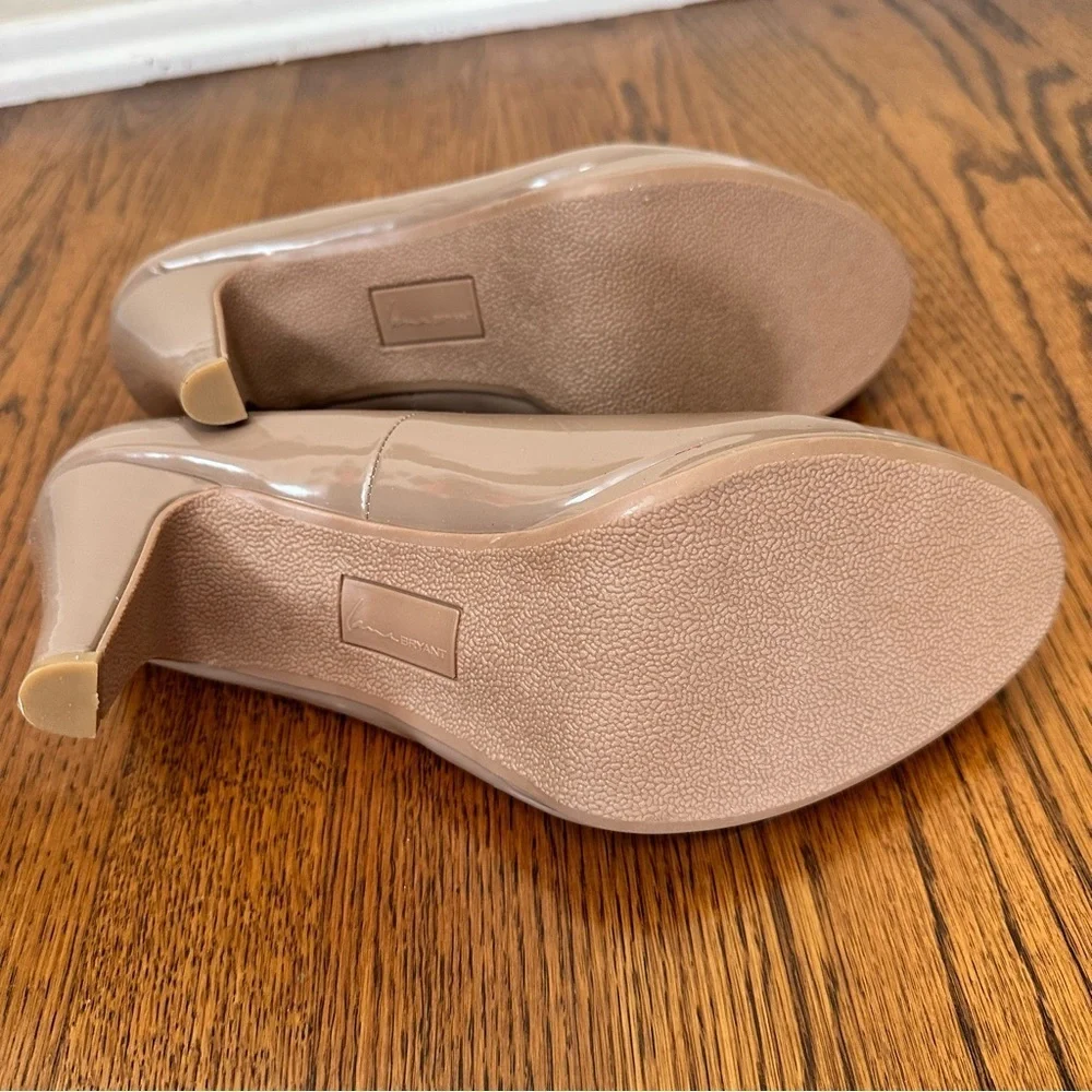 Lane Bryant Beige Platform Pumps  Sz 10W - Picture 5 of 6